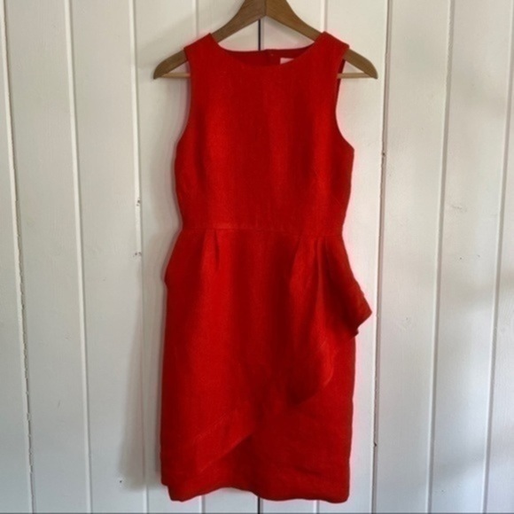 J Crew Collection Cha-Cha Linen Dress​​​​ - Picture 1 of 13